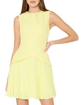 Haddy Pleated Dress by MILLY
