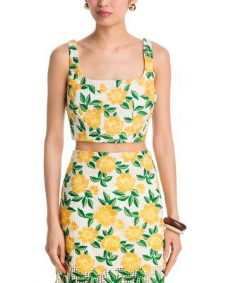 Mel Embroidered Top by MILLY