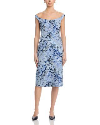 Mel Floral Jacquard Dress by MILLY