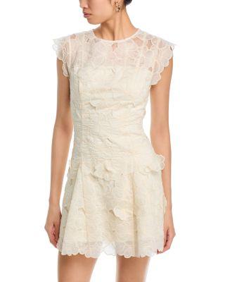 Myla Embroidered Mini Dress by MILLY