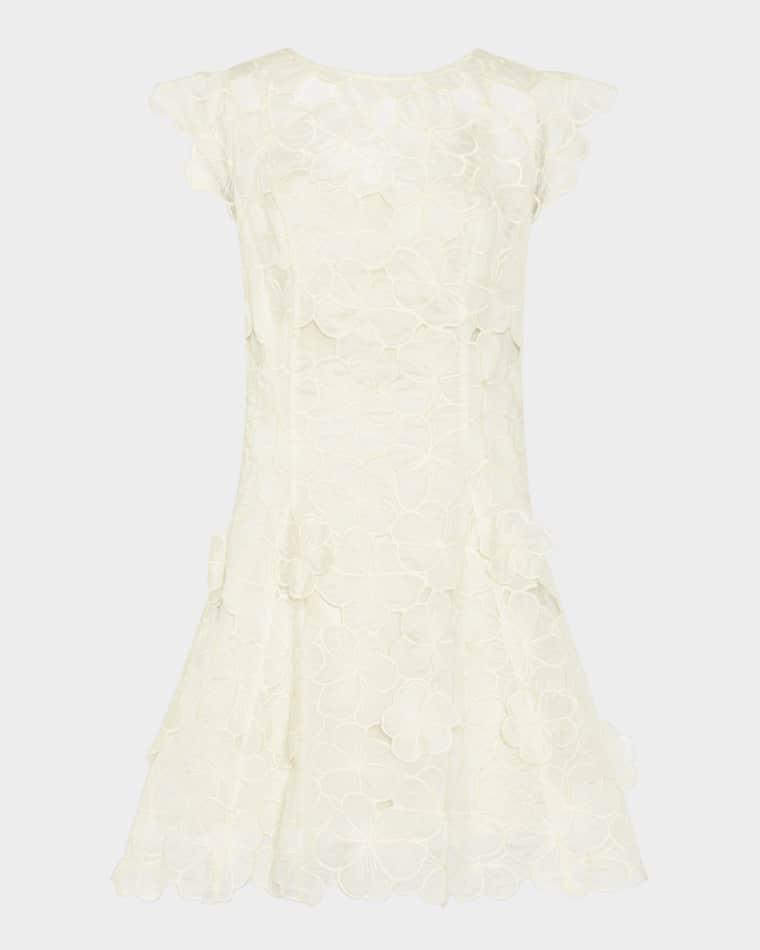 Myla Embroidered Mini Dress by MILLY