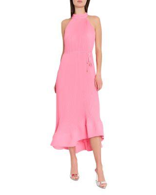 Nalani Pleated Midi Dress by MILLY