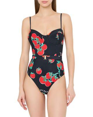 Pomodoro Underwire One Piece Swimsuit by MILLY