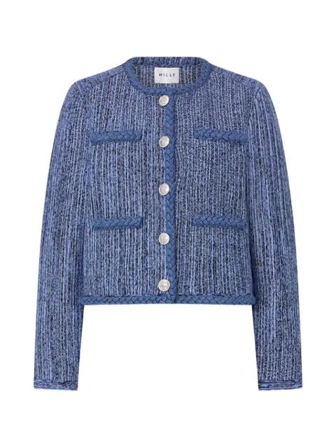 Shayne pinstripe cardigan by MILLY