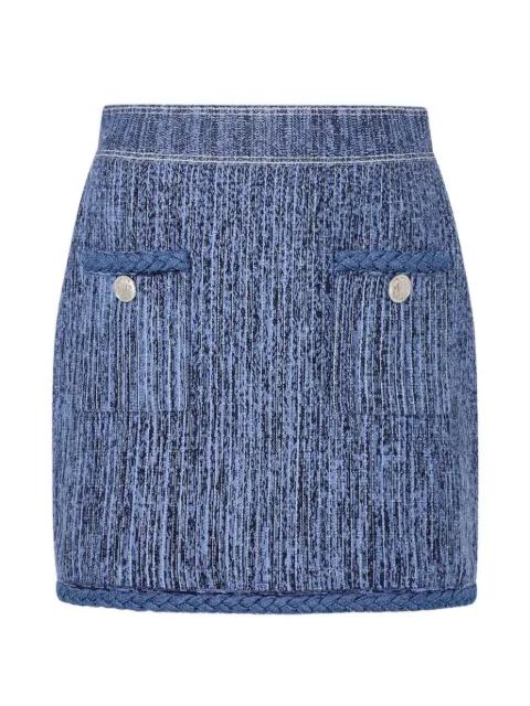 Soleil pinstripe mini skirt by MILLY