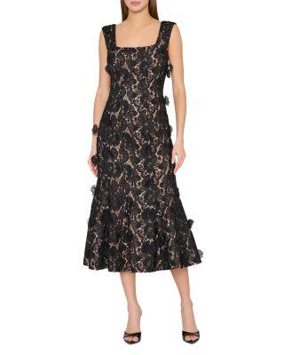 Spencer Lace Midi Dress by MILLY