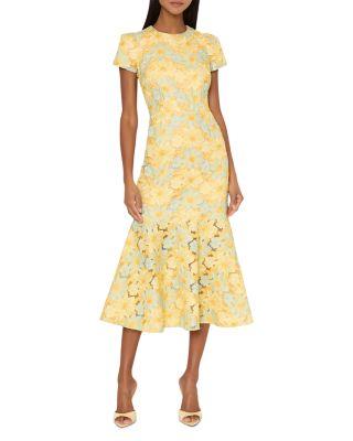 Tahlia Lace Midi Dress by MILLY
