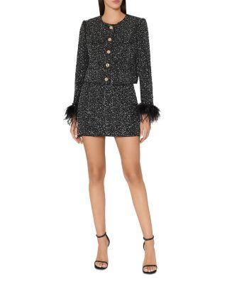 Tweed Mini Skirt by MILLY