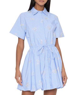Willa Beaded Mini Dress by MILLY
