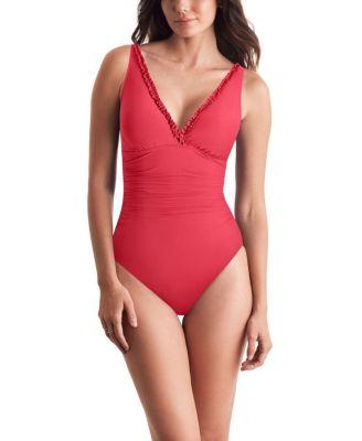 Sonny Surplice One Piece Swimsuit by MIMI FLAMINGO