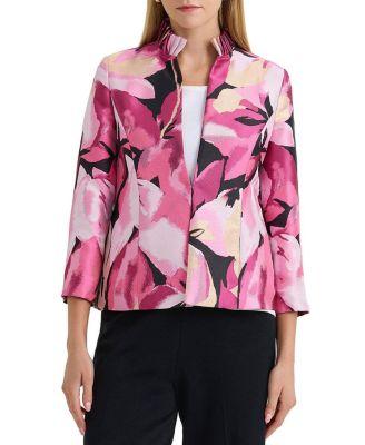 Shimmer Lined Woven Jacket by MING WANG