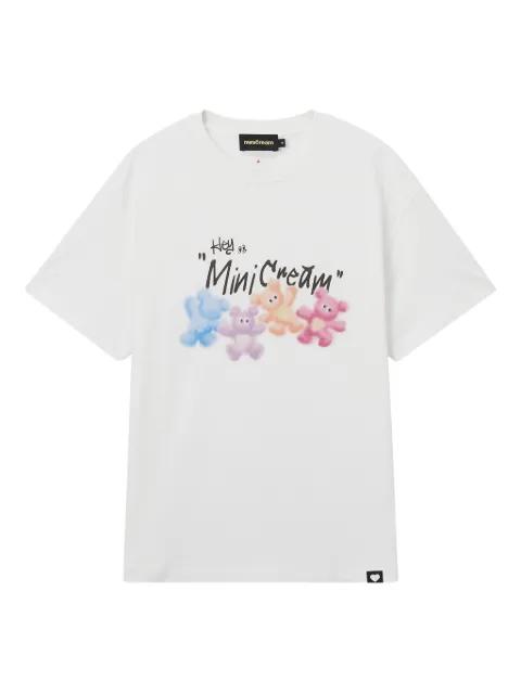 cotton T-shirt by MINI CREAM