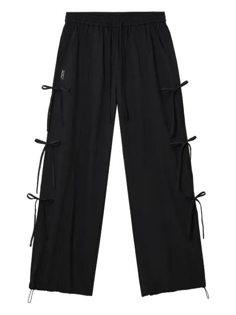 drawstring track pants by MINI CREAM