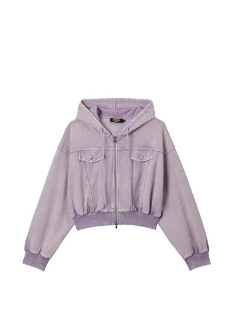 flap-pockets hoodie by MINI CREAM