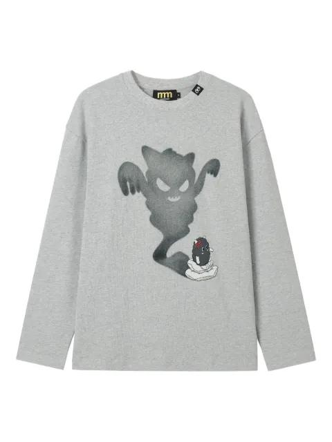 graphic-print T-shirt by MINI CREAM