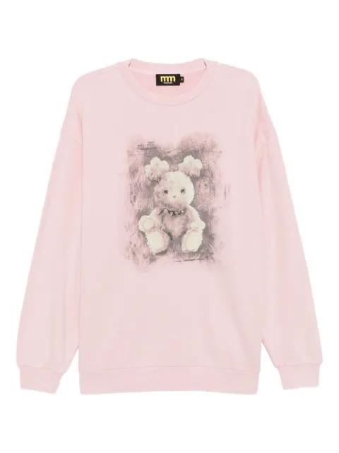 graphic-print sweatshirt by MINI CREAM
