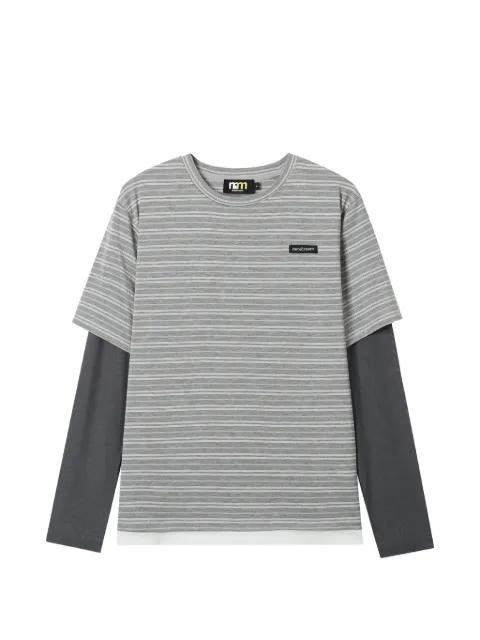 layered T-shirt by MINI CREAM