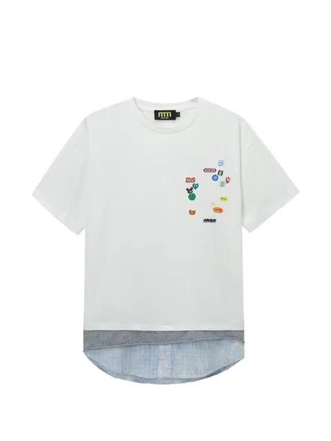 layered T-shirt by MINI CREAM
