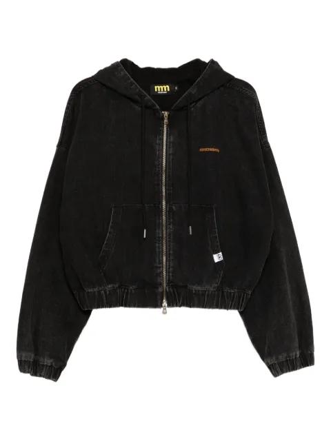 logo-embroidered jacket by MINI CREAM