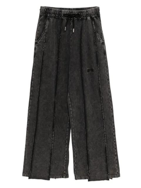 logo-embroidered trousers by MINI CREAM