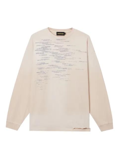 logo long-sleeve top by MINI CREAM