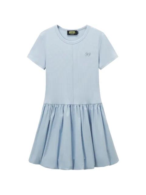 panelled mini dress by MINI CREAM
