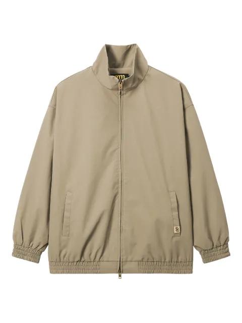 zip-fastening high-neck jacket by MINI CREAM