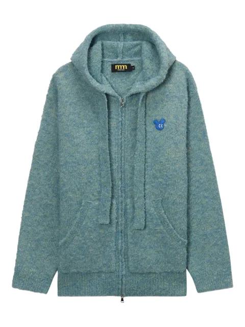 zip-fastening hoodie by MINI CREAM
