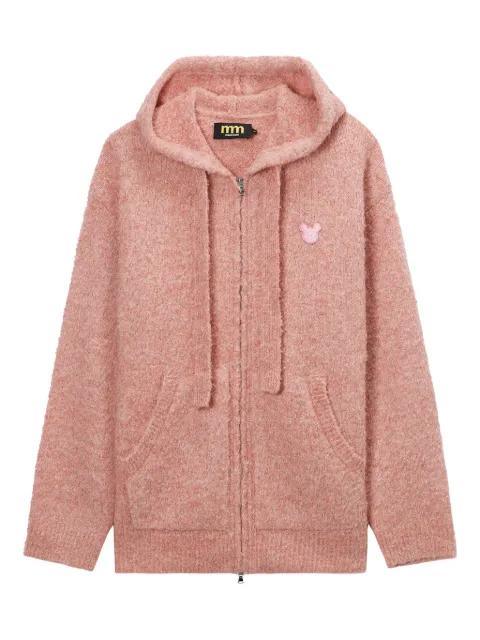 zip-fastening hoodie by MINI CREAM
