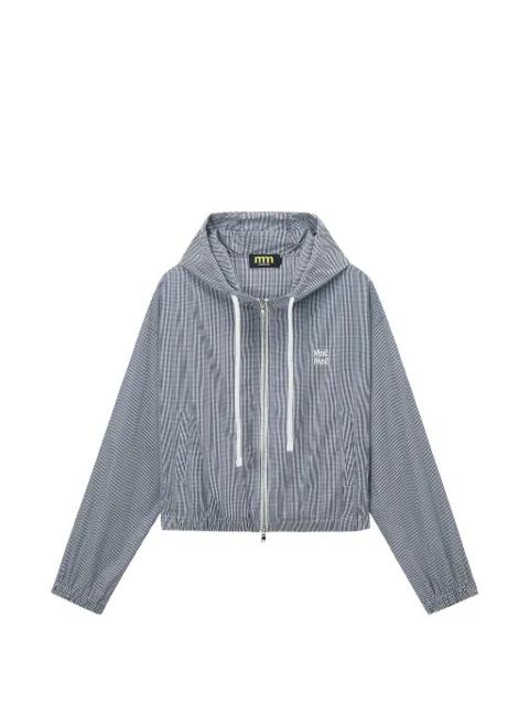 zip-up hoodied jacket by MINI CREAM