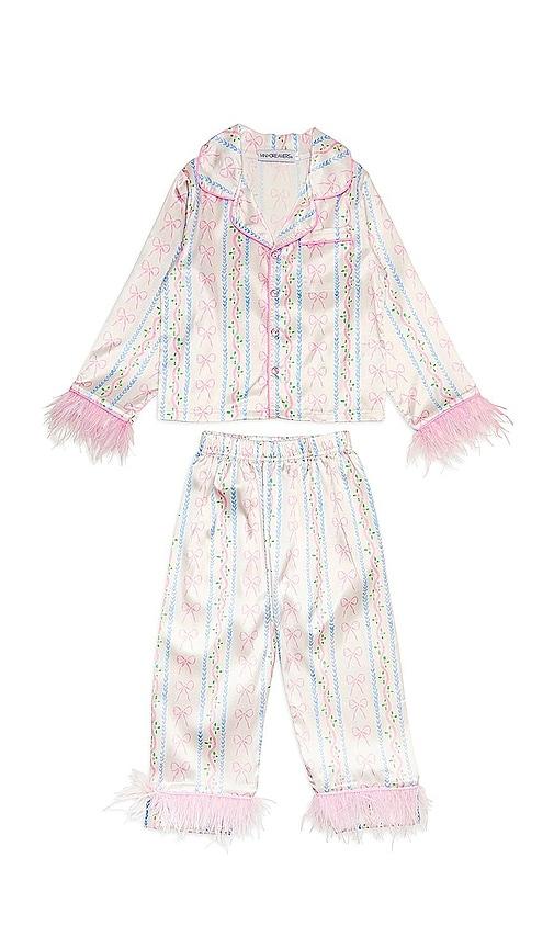 MINI DREAMERS Kids All Tied Up Feather Set in Multi by MINI DREAMERS