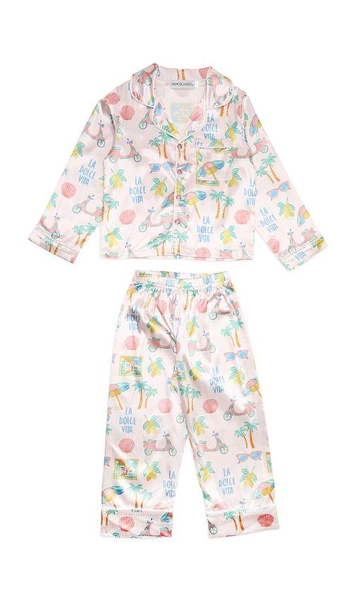 MINI DREAMERS Kids Dolce Vita Set in Multi by MINI DREAMERS