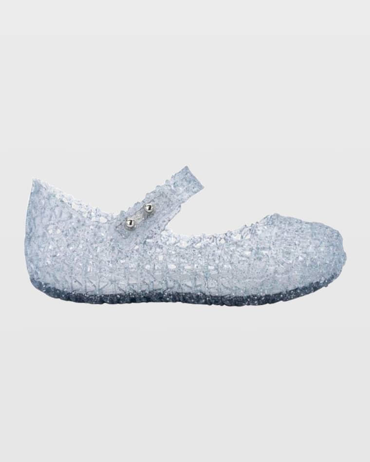 Girl's Campana Papel Glitter Cutout Mary Jane Shoes, Baby/Toddlers by MINI MELISSA