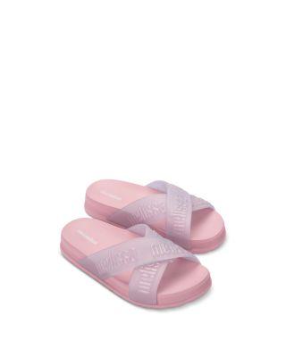 Girls' Cozy Slide M Lover II Slip On Sandals – Toddler by MINI MELISSA