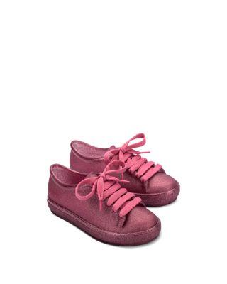 Girls' Hip Glitter Lace Up Sneakers – Little Kid by MINI MELISSA
