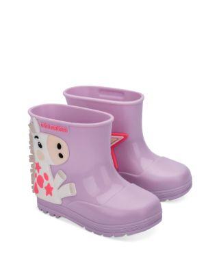 Girls' Welly Wonderland Rainboots - Toddler by MINI MELISSA