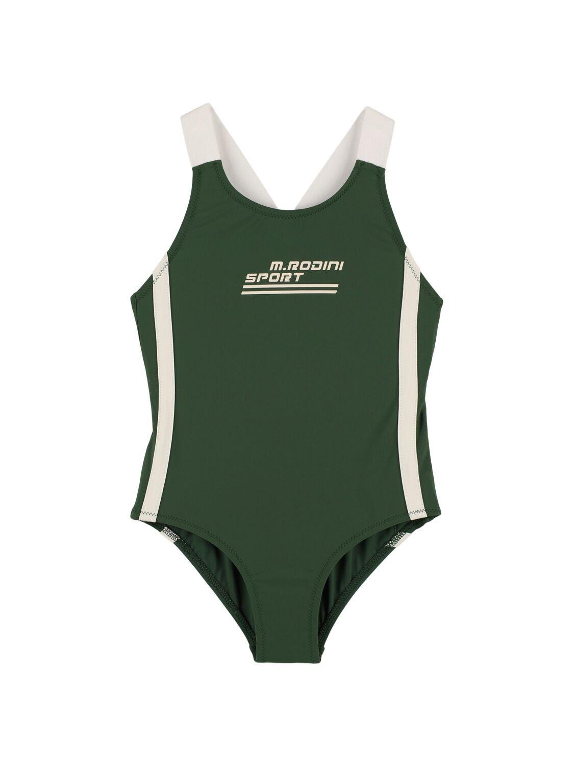 Recycled Tech One Piece Swimsuit by MINI RODINI