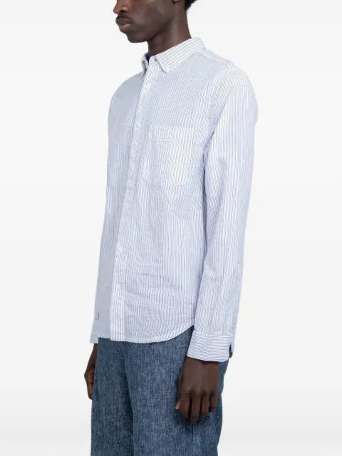 Colt striped seersucker shirt by MINIMUM