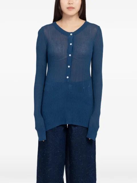 Dahlia ribbed-knit sweater by MINIMUM