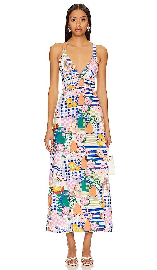 MINKPINK Al Fresco Midi Dress in Multi by MINKPINK