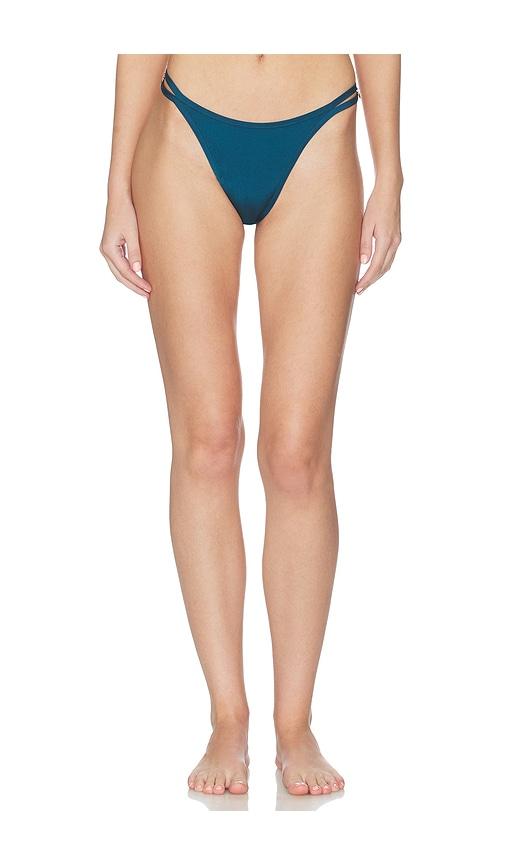 MINKPINK Luna Strappy Bikini Bottoms in Teal by MINKPINK