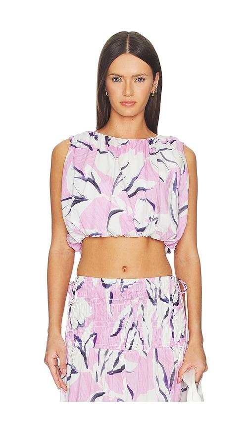 MINKPINK Paloma Bubble Top in Pink by MINKPINK