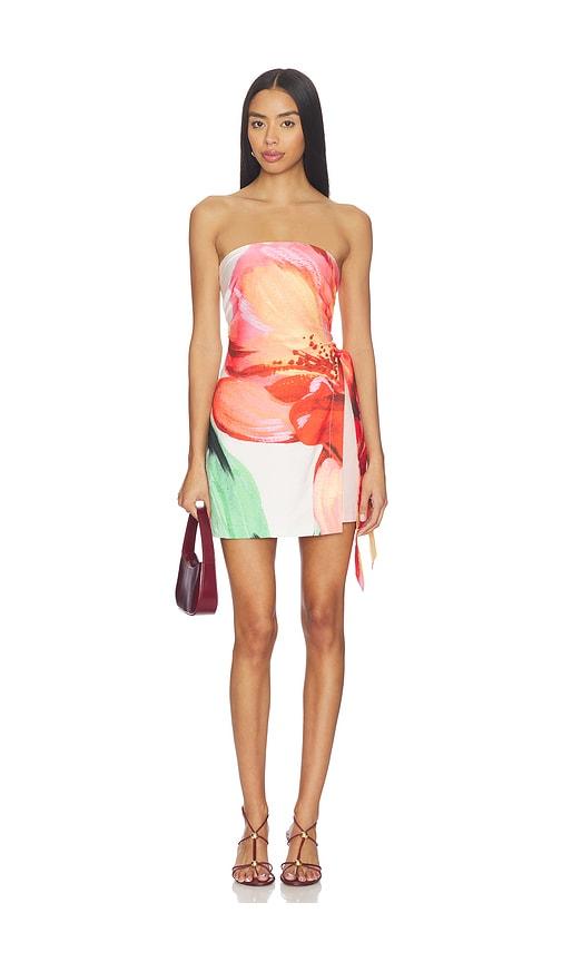 MINKPINK Zinnia Tie Side Mini Dress in Pink by MINKPINK