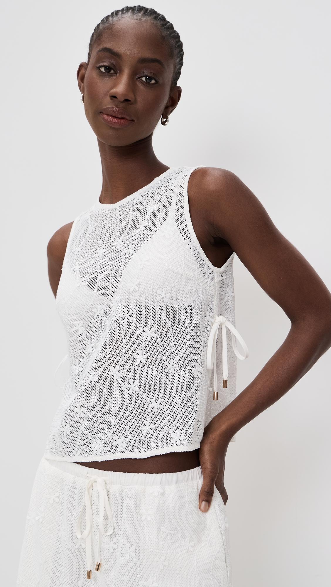 Sundara Tie Side Lace Top by MINKPINK