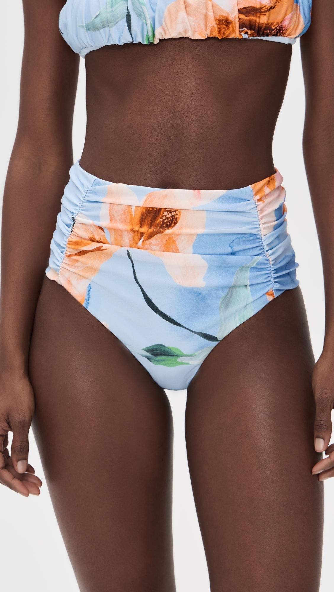 Sunspell Ruched Bikini Bottoms by MINKPINK