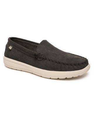 Men's Discover Classic Suede Slip-on Shoes by MINNETONKA