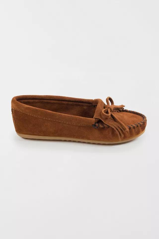 Minnetonka Suede Kilty Hardsole Moccasins by MINNETONKA