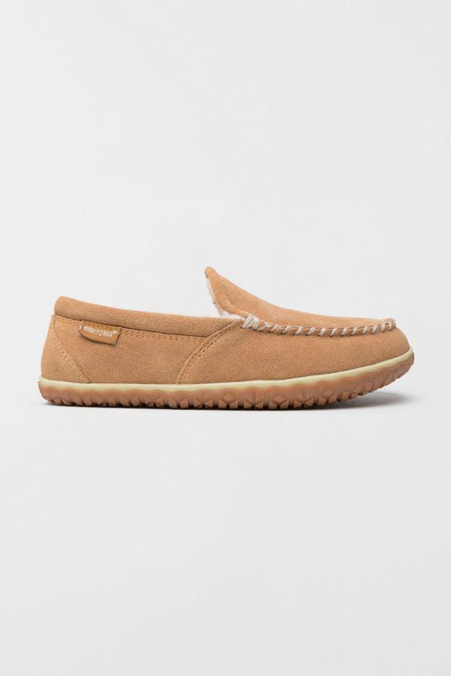Minnetonka Tilden Suede Moccasin Slipper by MINNETONKA