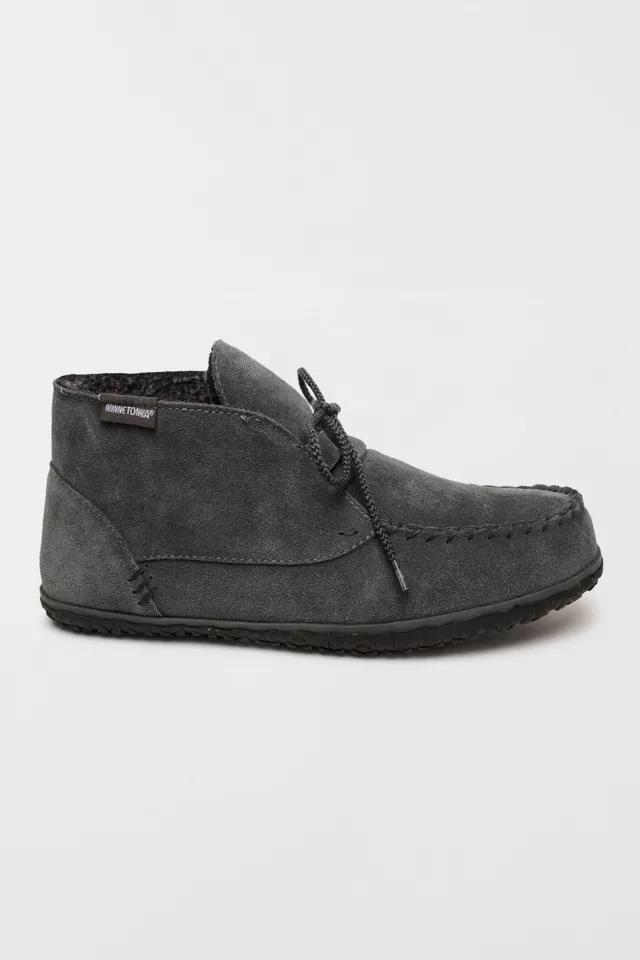 Minnetonka Torrey Suede Lace-up Slipper Boots by MINNETONKA