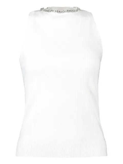 jewel-neck tank top by MINNIE ROSE